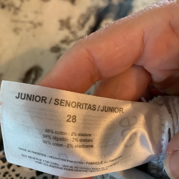 Ella Moss high rise skinny ankle animal print stretch jeans. Worn about 3x - Picture 10 of 12